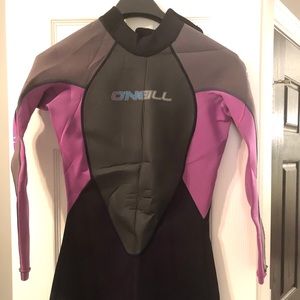 Women’s O’Neill Reactor 3/2 Wetsuit- Grey/Iris